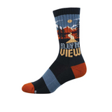 SockSmith Enjoy The View Crew Sock (Men) - Blue Accessories - Socks - Lifestyle - The Heel Shoe Fitters