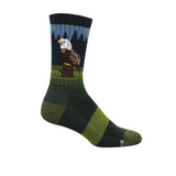 SockSmith Eagle Perch Crew Sock (Men) - Green Accessories - Socks - Lifestyle - The Heel Shoe Fitters