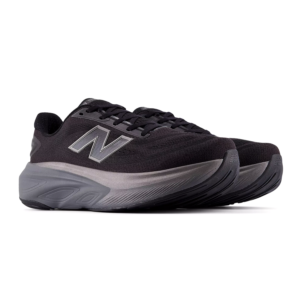 New Balance Fresh Foam X More v6 Running Shoe (Men) - Black/Castlerock/Black Metallic Athletic - Running - Cushion - The Heel Shoe Fitters