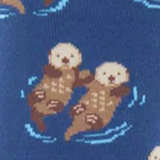 SockSmith Significant Otter Crew Sock (Men) - Blue Accessories - Socks - Lifestyle - The Heel Shoe Fitters