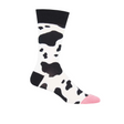 SockSmith MOOOO! Crew Sock (Men) - White Accessories - Socks - Lifestyle - The Heel Shoe Fitters