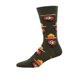 SockSmith Smokey Face Crew Sock (Men) - Green Accessories - Socks - Lifestyle - The Heel Shoe Fitters