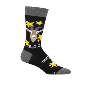 SockSmith Goat Crew Sock (Men) - Black Accessories - Socks - Lifestyle - The Heel Shoe Fitters