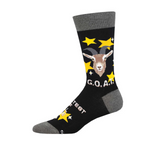 SockSmith Goat Crew Sock (Men) - Black Accessories - Socks - Lifestyle - The Heel Shoe Fitters