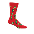 SockSmith Jalapeno Business Crew Sock (Men) - Red Accessories - Socks - Lifestyle - The Heel Shoe Fitters