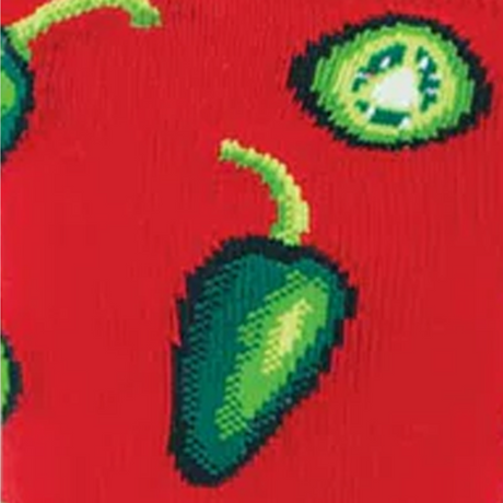 SockSmith Jalapeno Business Crew Sock (Men) - Red Accessories - Socks - Lifestyle - The Heel Shoe Fitters