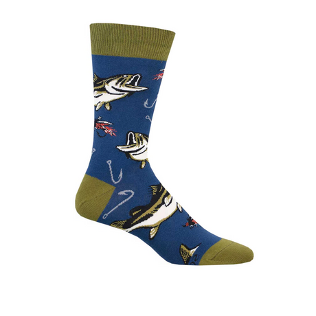 SockSmith All About The Bass Crew Sock (Men) - Navy Accessories - Socks - Lifestyle - The Heel Shoe Fitters