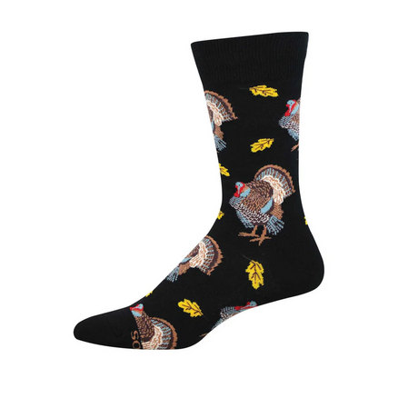 SockSmith Big Turkey Crew Sock (Men) - Black Accessories - Socks - Lifestyle - The Heel Shoe Fitters