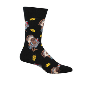 SockSmith Big Turkey Crew Sock (Men) - Black Accessories - Socks - Lifestyle - The Heel Shoe Fitters