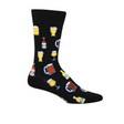 SockSmith Get Your Beer Glasses On Crew Sock (Men) - Black Accessories - Socks - Lifestyle - The Heel Shoe Fitters