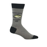 SockSmith Crappie Day Crew Sock (Men) - Charcoal Heather Accessories - Socks - Lifestyle - The Heel Shoe Fitters