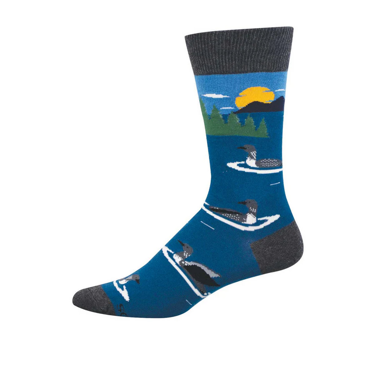 SockSmith What A Loon! Crew Sock (Men) - Blue Accessories - Socks - Lifestyle - The Heel Shoe Fitters