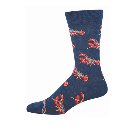 SockSmith Be My Maine Lobster Crew Sock (Men) - Navy Heather Accessories - Socks - Lifestyle - The Heel Shoe Fitters