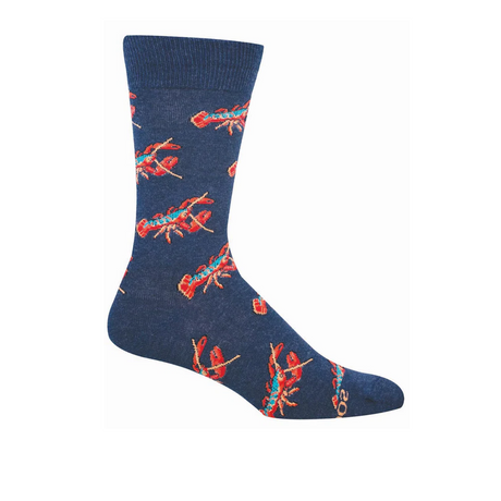 SockSmith Be My Maine Lobster Crew Sock (Men) - Navy Heather Accessories - Socks - Lifestyle - The Heel Shoe Fitters