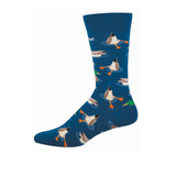 SockSmith Duck Dive Crew Sock (Men) - Blue Accessories - Socks - Lifestyle - The Heel Shoe Fitters