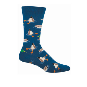 SockSmith Duck Dive Crew Sock (Men) - Blue Accessories - Socks - Lifestyle - The Heel Shoe Fitters