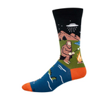 SockSmith Cryptid Camp Crew Sock (Men) - Black