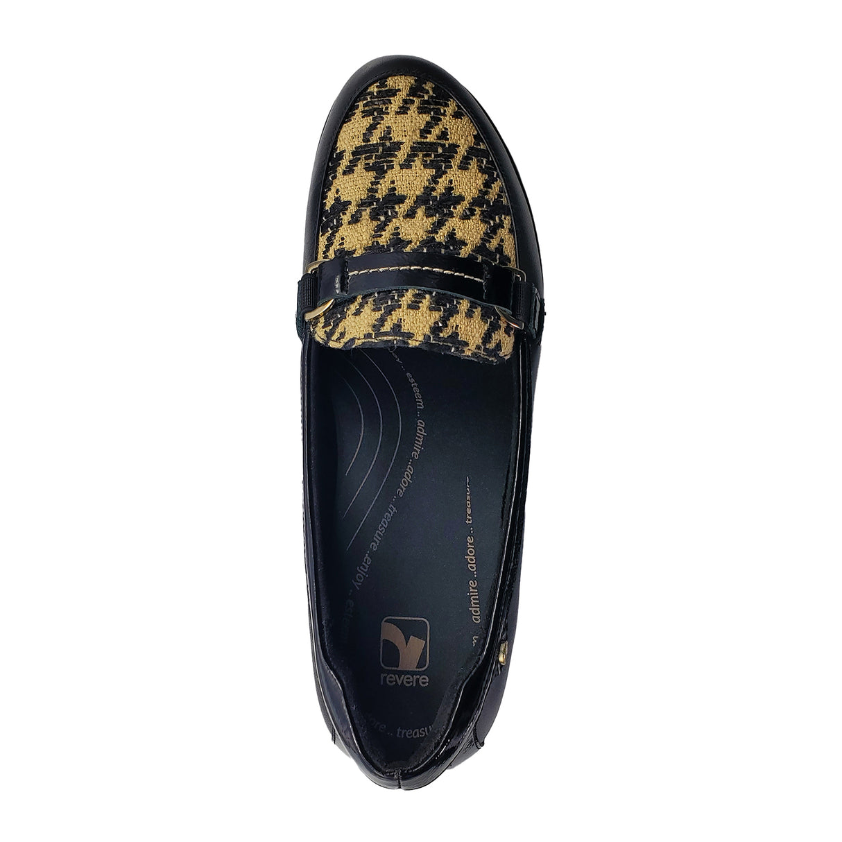 Revere Montmarte Loafer (Women) - Houndstooth Dress-Casual - Loafer - The Heel Shoe Fitters