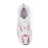 New Balance 530 Sneaker (Unisex) - White/Pink Sugar Athletic - Casual - Lace Up - The Heel Shoe Fitters
