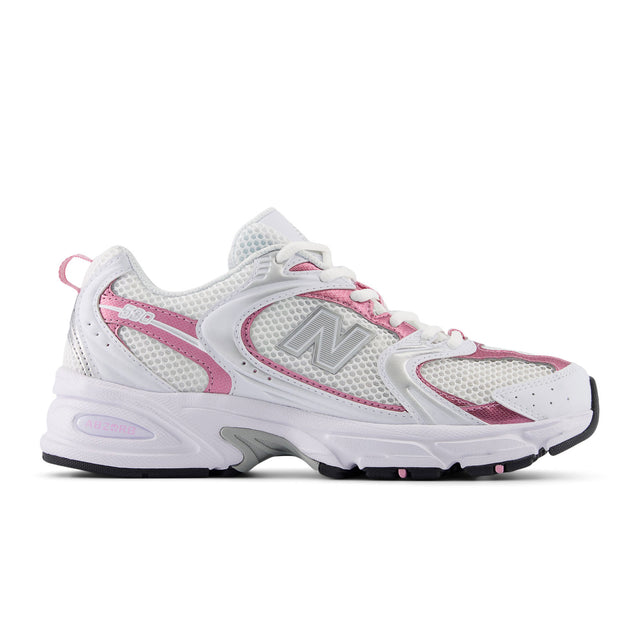 New Balance 530 Sneaker (Unisex) - White/Pink Sugar Athletic - Casual - Lace Up - The Heel Shoe Fitters