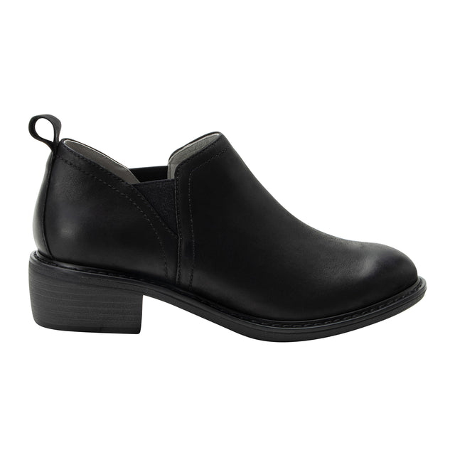 Alegria Merle Ankle Boot (Women) - Black Burnish Boots - Casual - Low - The Heel Shoe Fitters