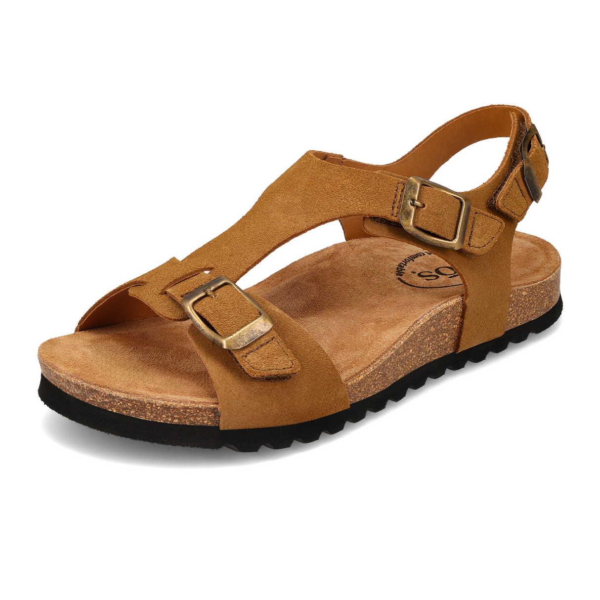 Taos MVP Backstrap Sandal (Women) - Camel Suede Sandal - Backstrap - The Heel Shoe Fitters