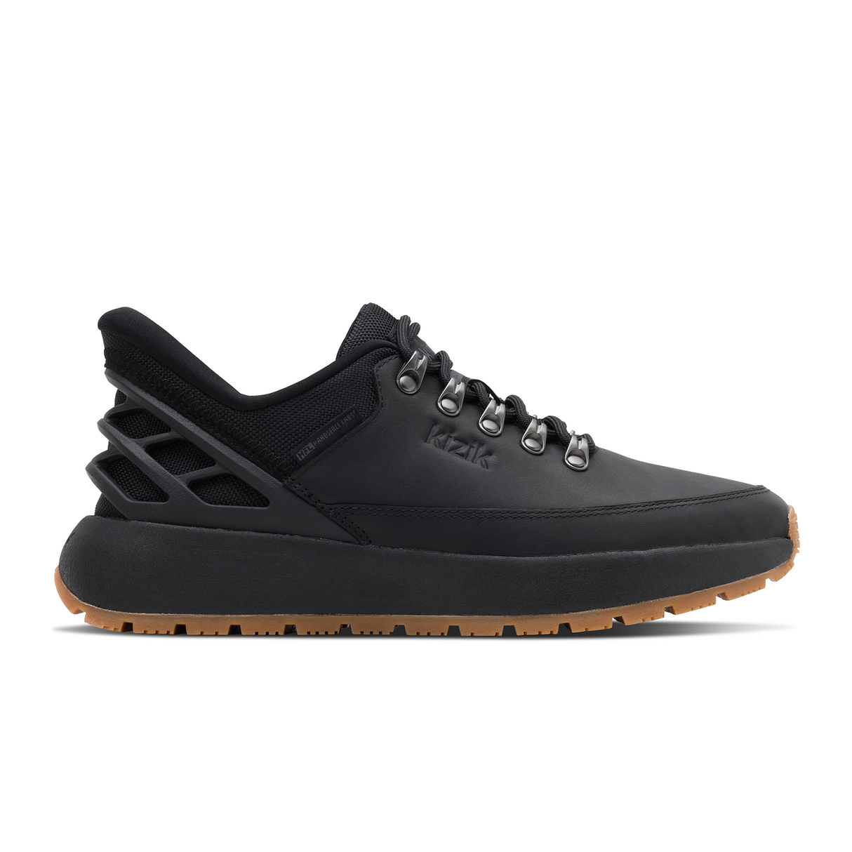 Kizik Wasatch Leather Low (Men) - Blackout