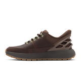 Kizik Wasatch Leather Low (Men) - Soft Silt/Demitasse