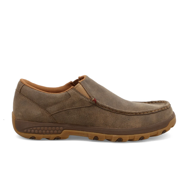 Twisted X Slip On Driving Moc (Men) - Bomber Boots - Work - Low - The Heel Shoe Fitters