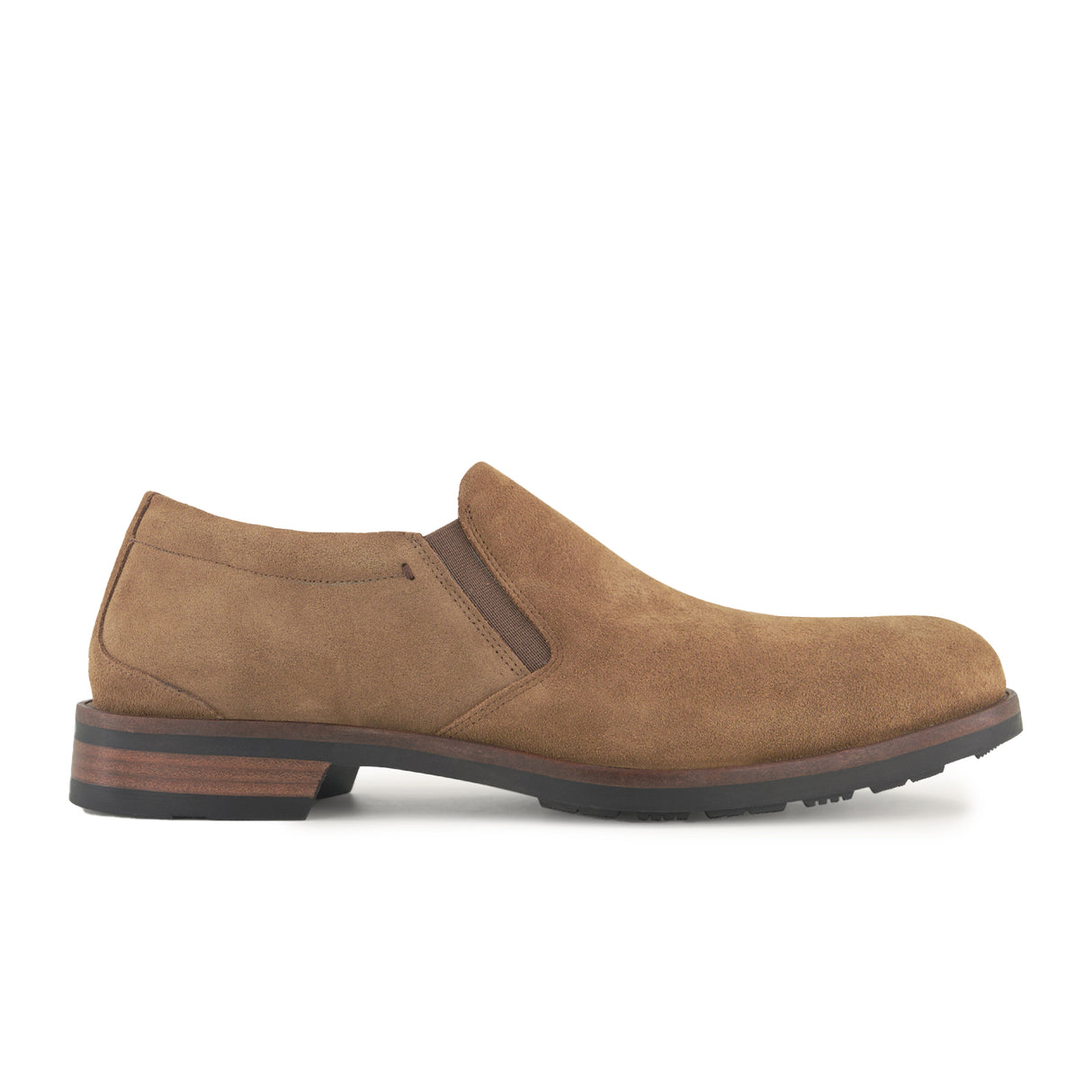 Naot Manhattan Slip On (Men) - Acorn Suede Dress-Casual - Slip On - The Heel Shoe Fitters