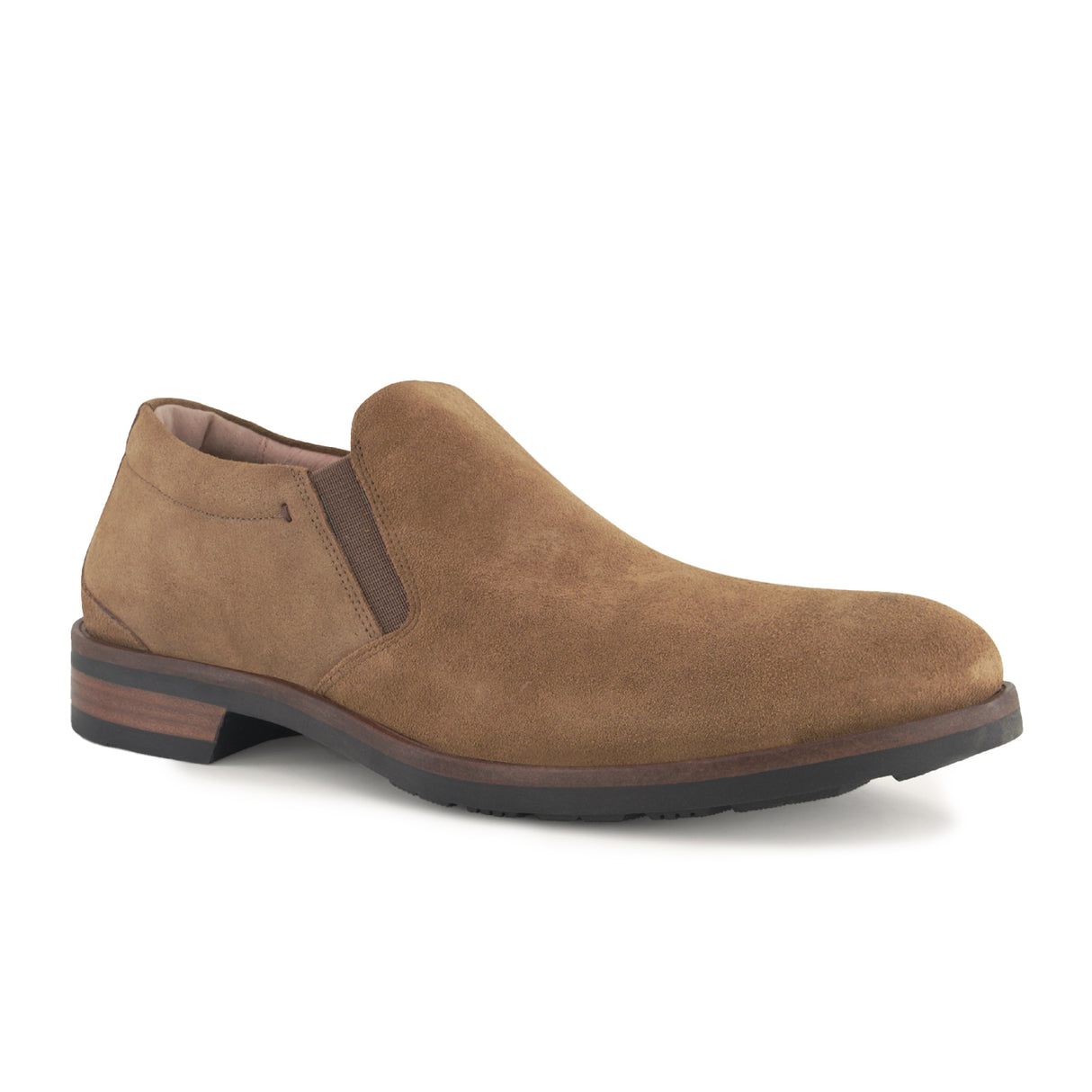 Naot Manhattan Slip On (Men) - Acorn Suede Dress-Casual - Slip On - The Heel Shoe Fitters