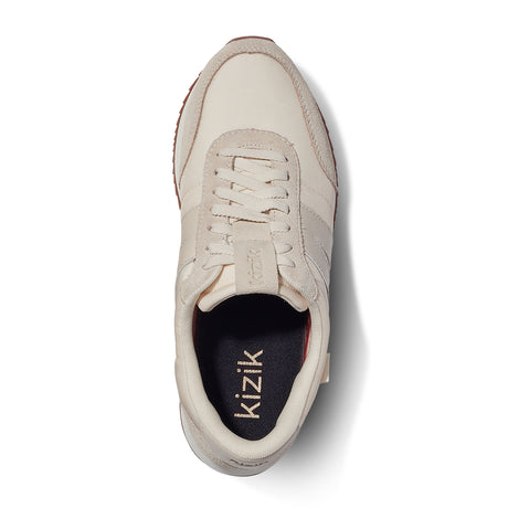 Kizik Milan Sneaker (Unisex) - Bone Athletic - Casual - Lace Up - The Heel Shoe Fitters