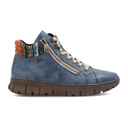 Rieker N1305 Heike Sneaker Boot (Women) - Baltik/Orange Multi Athletic - Casual - Lace Up - The Heel Shoe Fitters