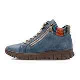 Rieker N1305 Heike Sneaker Boot (Women) - Baltik/Orange Multi Athletic - Casual - Lace Up - The Heel Shoe Fitters