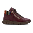 Rieker Heike N1305 Sneaker Boot (Women) - Vino/Orange Multi