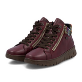 Rieker Heike N1305 Sneaker Boot (Women) - Vino/Orange Multi
