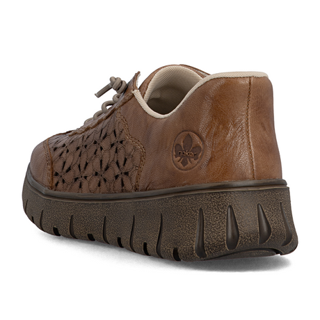 Rieker Heike 58 Sneaker (Women) - Brown Athletic - Casual - Lace Up - The Heel Shoe Fitters