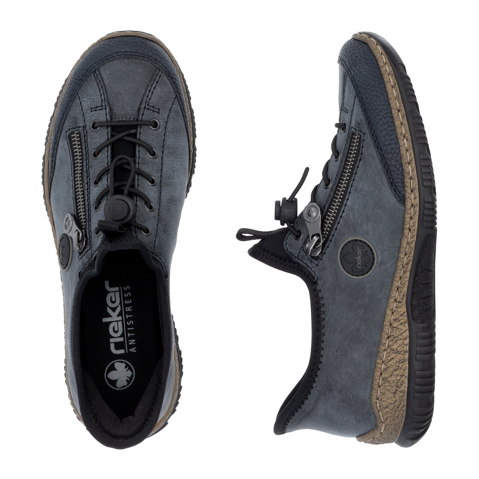 Rieker Nikita 67 Sneaker (Women) - Pazifik/Atlantic/Schwarz – The