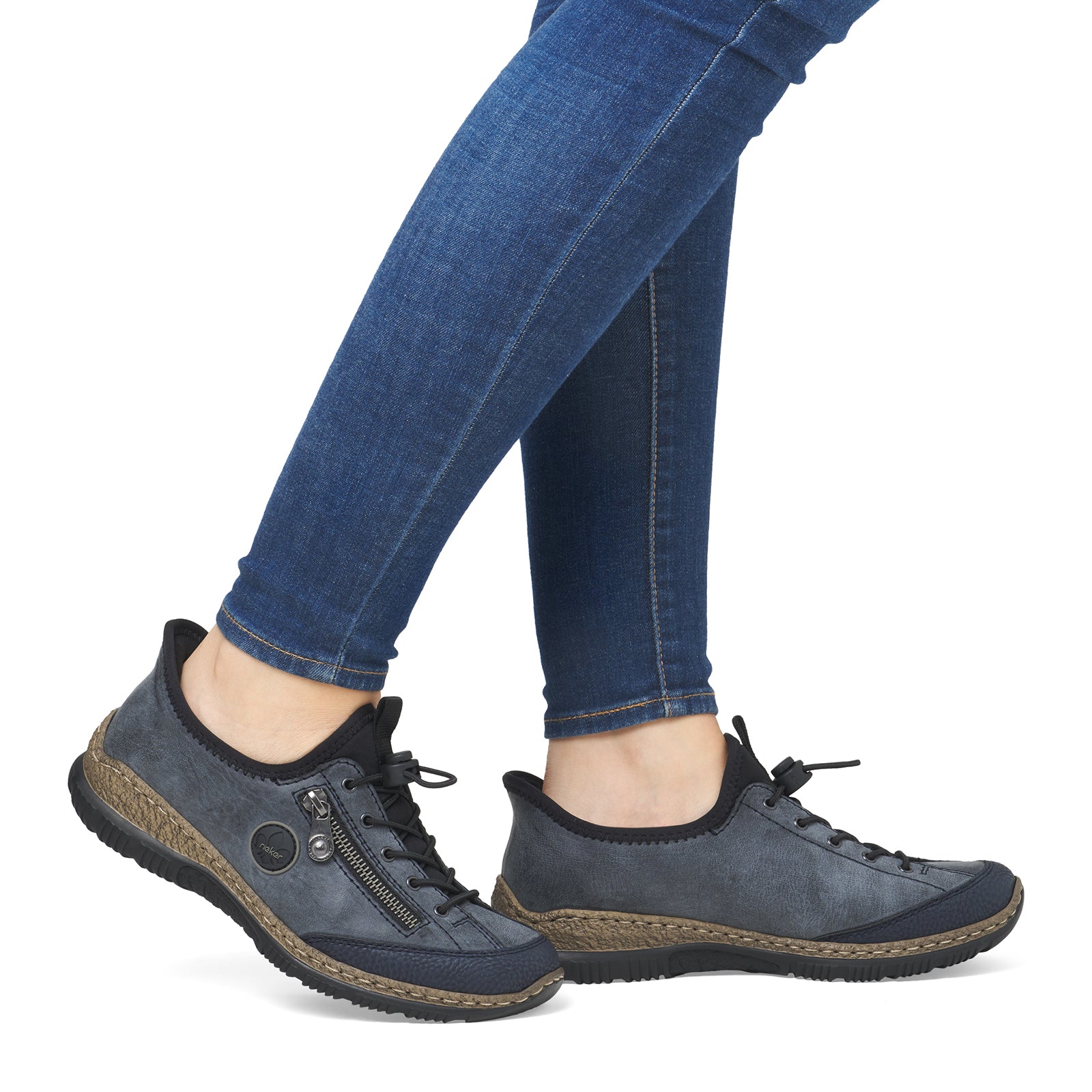 Rieker Nikita 67 Sneaker (Women) - Pazifik/Atlantic/Schwarz – The