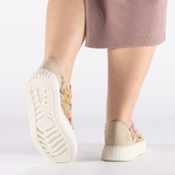 Rieker Enya 19 Sneaker (Women) - Ginger/Pink Multi Athletic - Casual - Lace Up - The Heel Shoe Fitters
