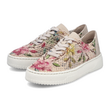 Rieker Enya 19 Sneaker (Women) - Ginger/Pink Multi Athletic - Casual - Lace Up - The Heel Shoe Fitters