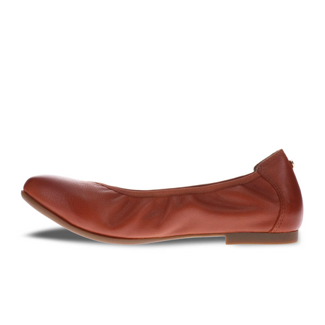 Revere Nairobi Ballet Flat (Women) - Cognac Lazer Dress-Casual - Flats - The Heel Shoe Fitters