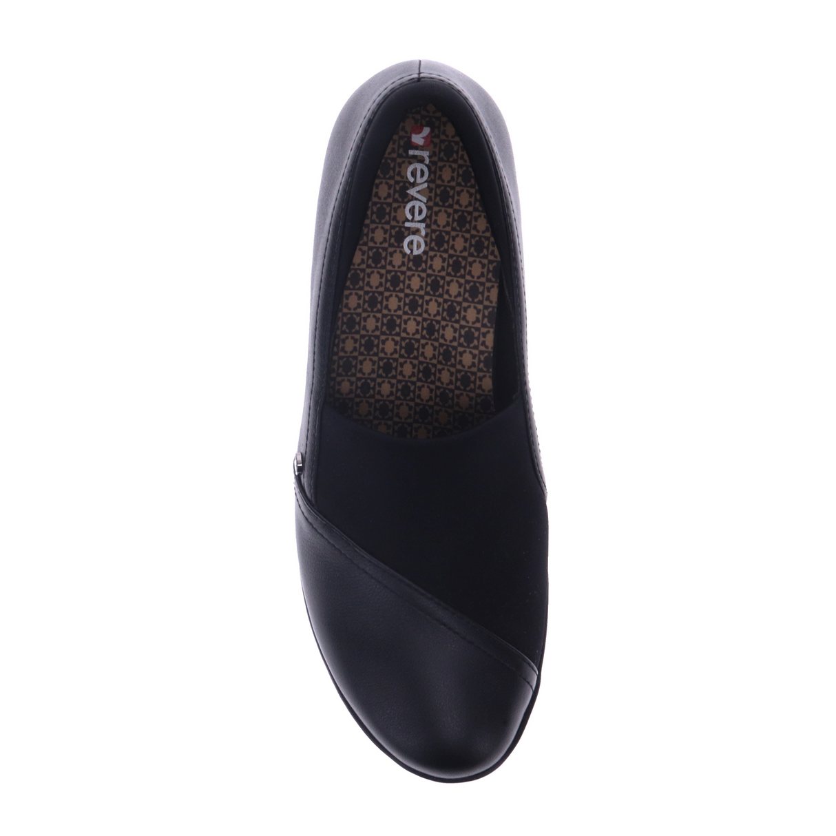 Revere Naples Stretch Loafer (Women) - Black French Dress-Casual - Loafer - The Heel Shoe Fitters