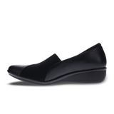 Revere Naples Stretch Loafer (Women) - Black French Dress-Casual - Loafer - The Heel Shoe Fitters