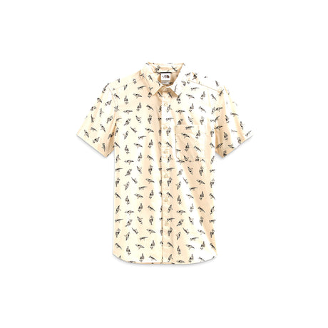 The North Face Baytrail Pattern Short Sleeve Shirt (Men) - Gravel Bird Watcher Print Apparel - Top - Short Sleeve - The Heel Shoe Fitters