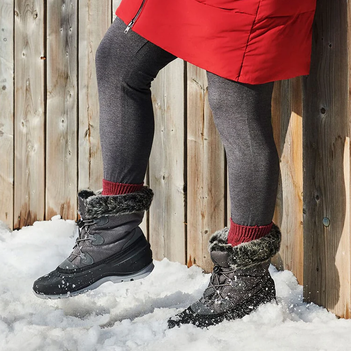 Kamik Momentum L2 Mid Winter Boot (Women) - Charcoal Boots - Winter - Mid - The Heel Shoe Fitters