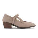 Naot Nobility Heeled Mary Jane (Women) - Stone Nubuck Dress Casual - Heels - The Heel Shoe Fitters