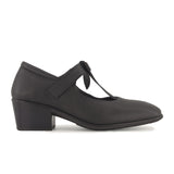 Naot Nobility Heeled Mary Jane (Women) - Jet Black Leather Dress Casual - Heels - The Heel Shoe Fitters