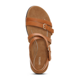 Aetrex Hadley Backstrap Sandal (Women) - Ginger Sandal - Backstrap - The Heel Shoe Fitters