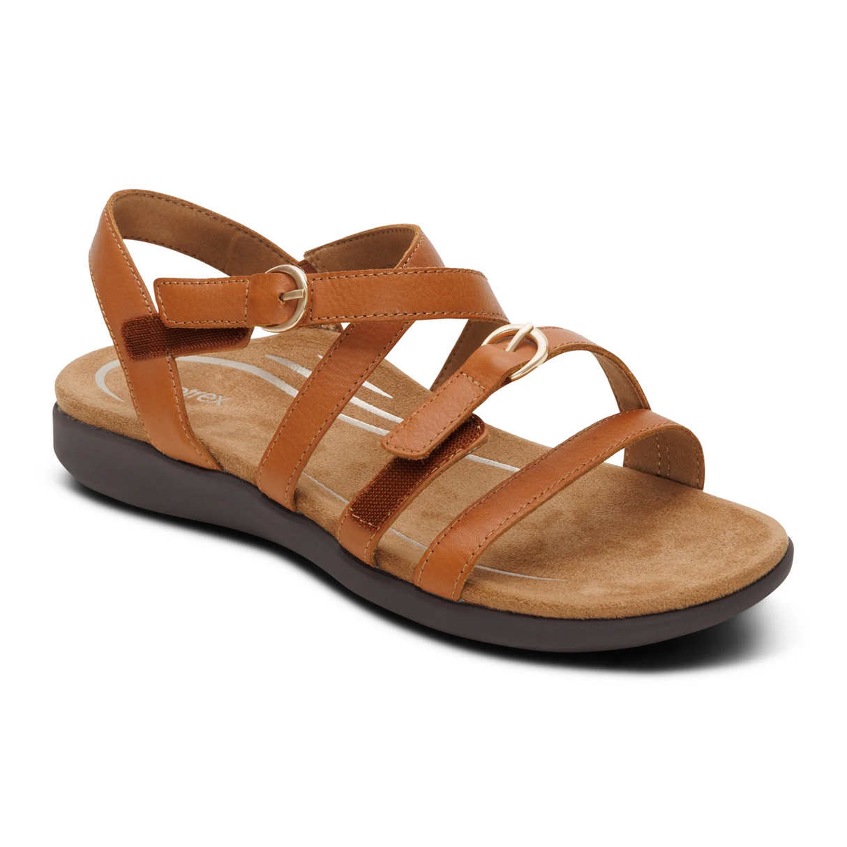 Aetrex Hadley Backstrap Sandal (Women) - Ginger Sandal - Backstrap - The Heel Shoe Fitters